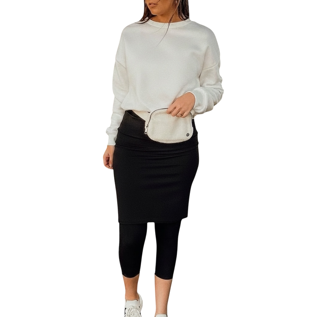 The Essential Ribbed Capri
